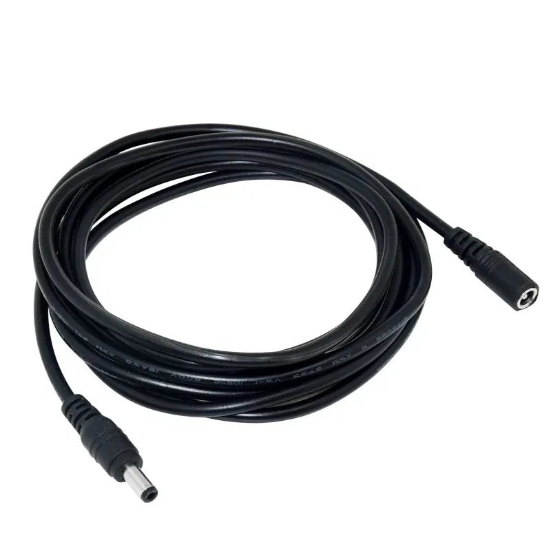 DC 12V CCTV Camera Extension Cable 3/5/10/15/20/30 Meters 5.5mmx2.1mm