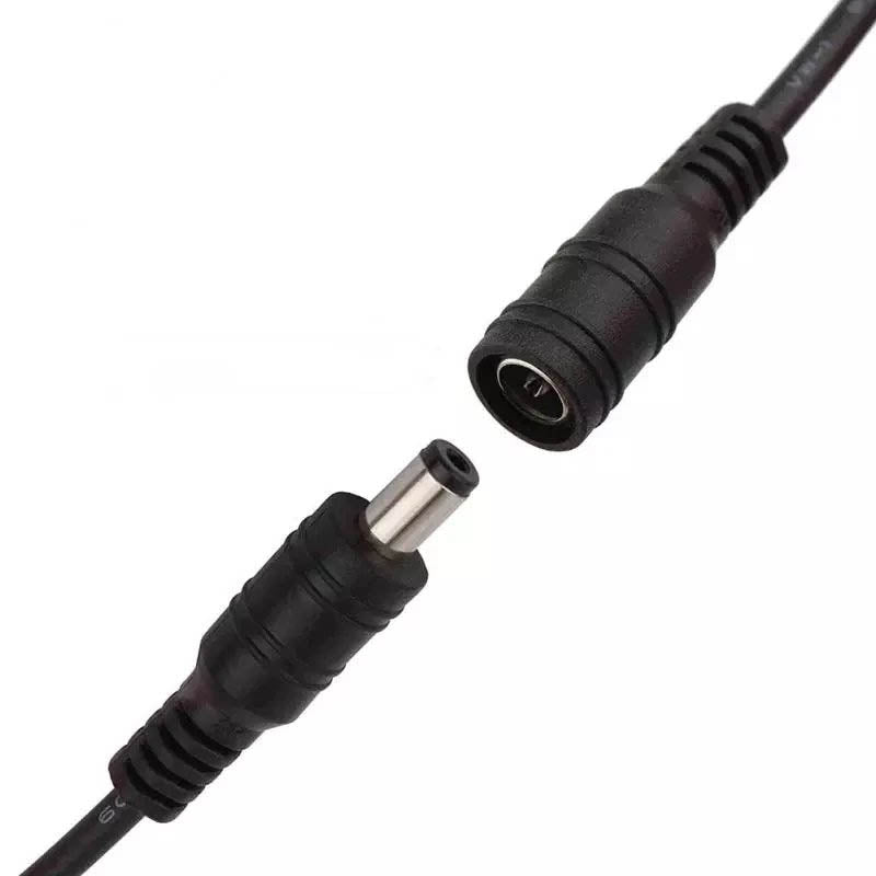 DC 12V CCTV Camera Extension Cable 3/5/10/15/20/30 Meters 5.5mmx2.1mm