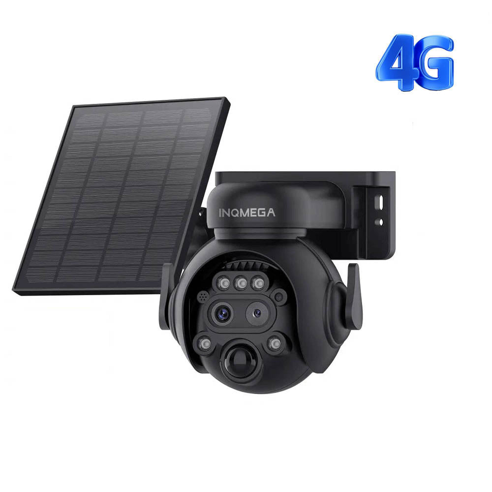 INQMEGA 8MP Dual Lens 4G/WiFi Solar Power CCTV Camera