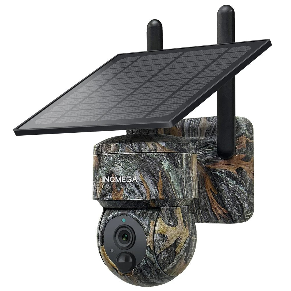 INQMEGA 4G/WiFi 4MP Wildlife Solar Surveillance PTZ Camera