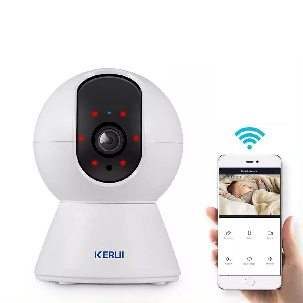 KERUI Tuya Smart Indoor 3MP 5MP Mini WiFi Security Surveillance CCTV Camera