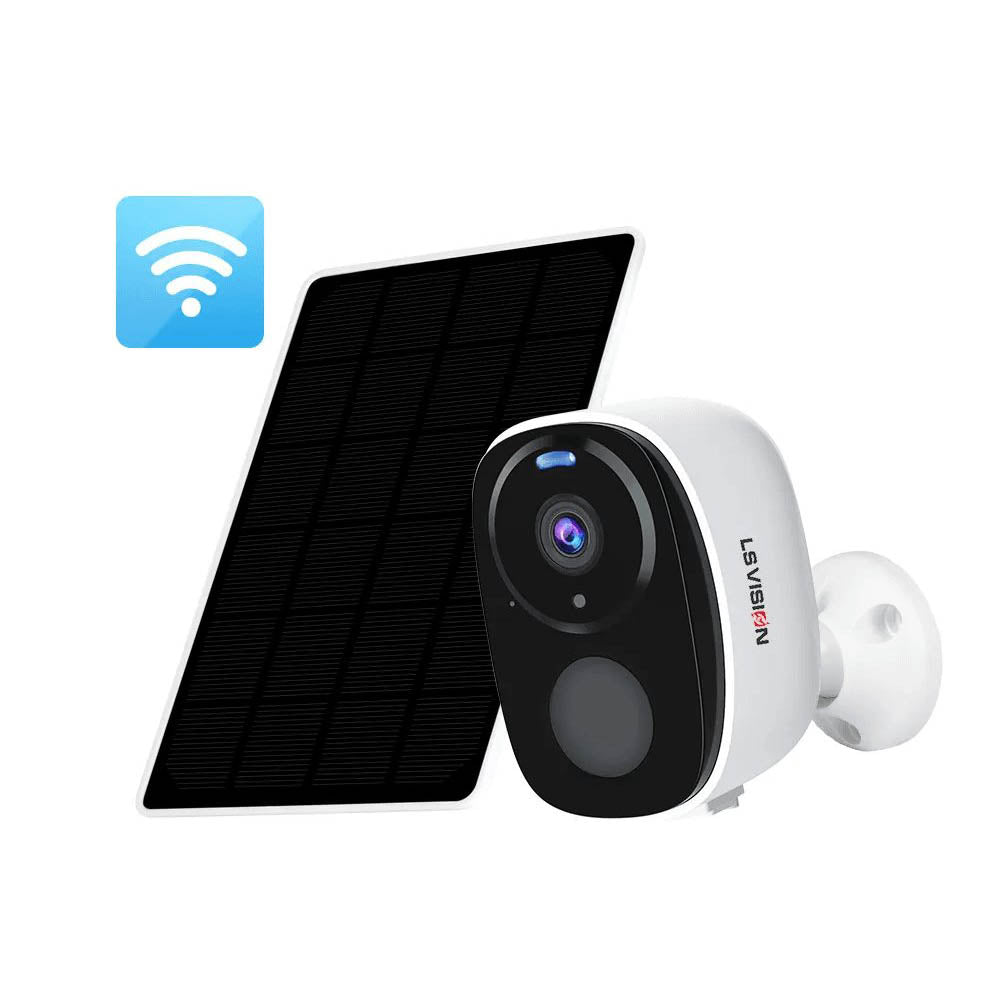 LS VISION 2K Solar Battery WiFi Security Camera