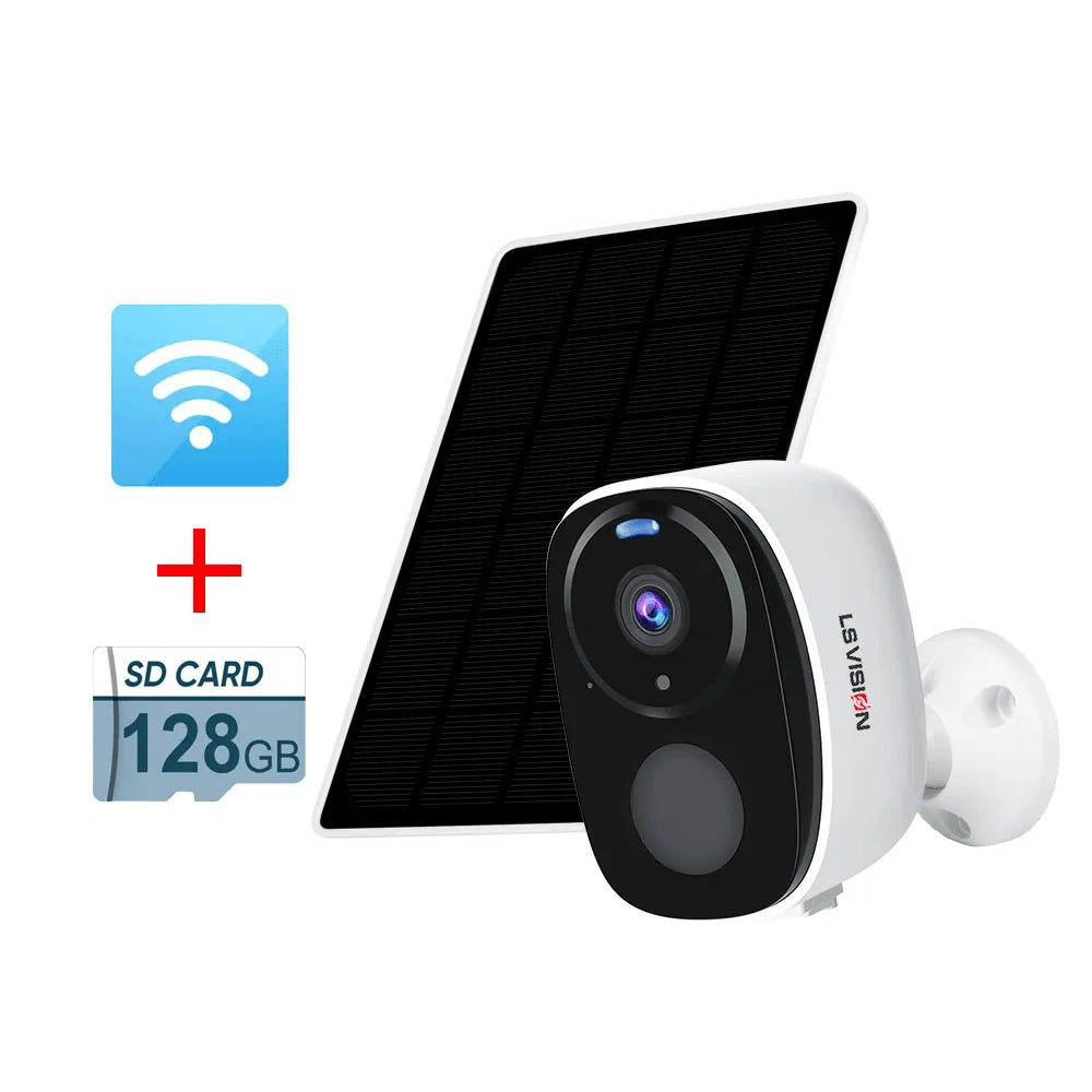 LS VISION 2K Solar Battery WiFi Security Camera