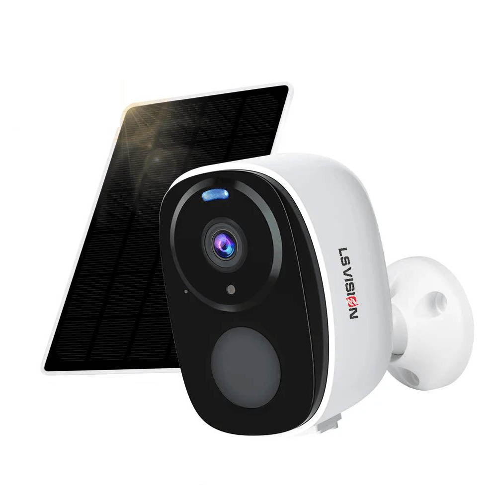 LS VISION 2K Solar Battery WiFi Security Camera