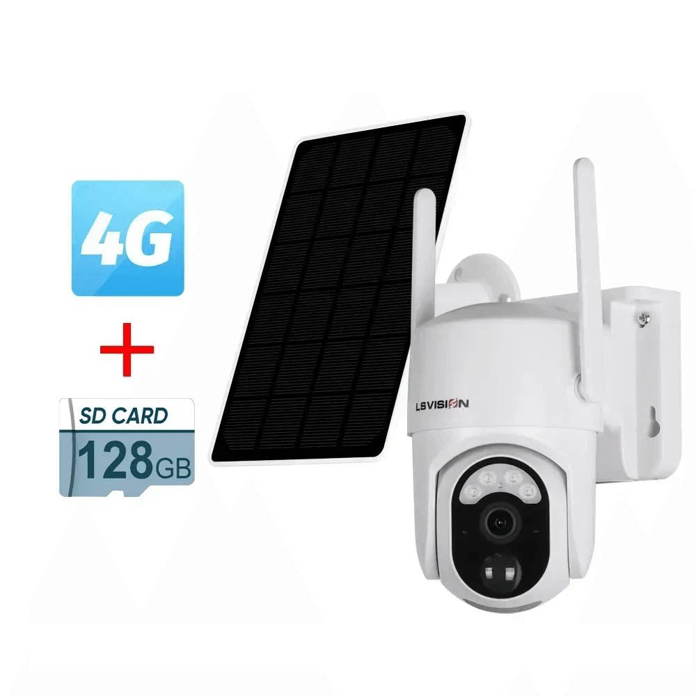 LS VISION 4MP 4G/WiFi Mega Solar Camera