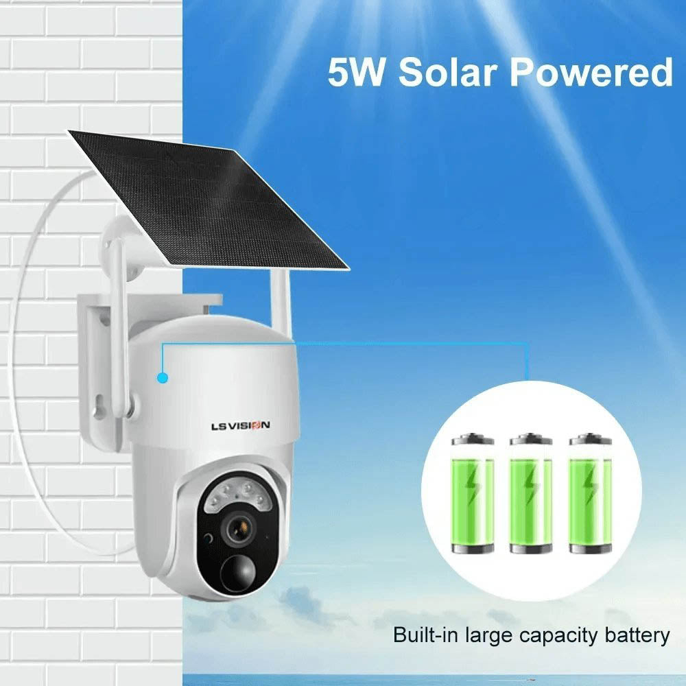 LS VISION 4MP 4G/WiFi Mega Solar Camera