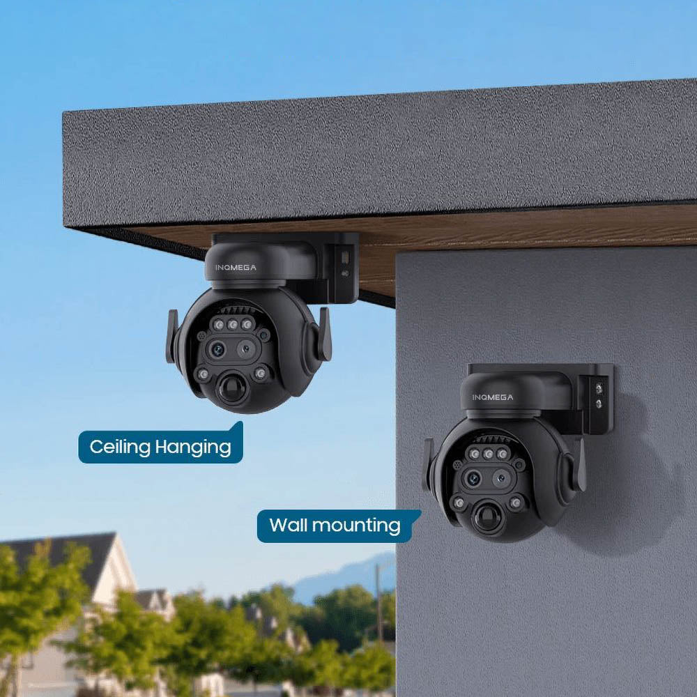 INQMEGA 8MP Dual Lens 4G/WiFi Solar Power CCTV Camera