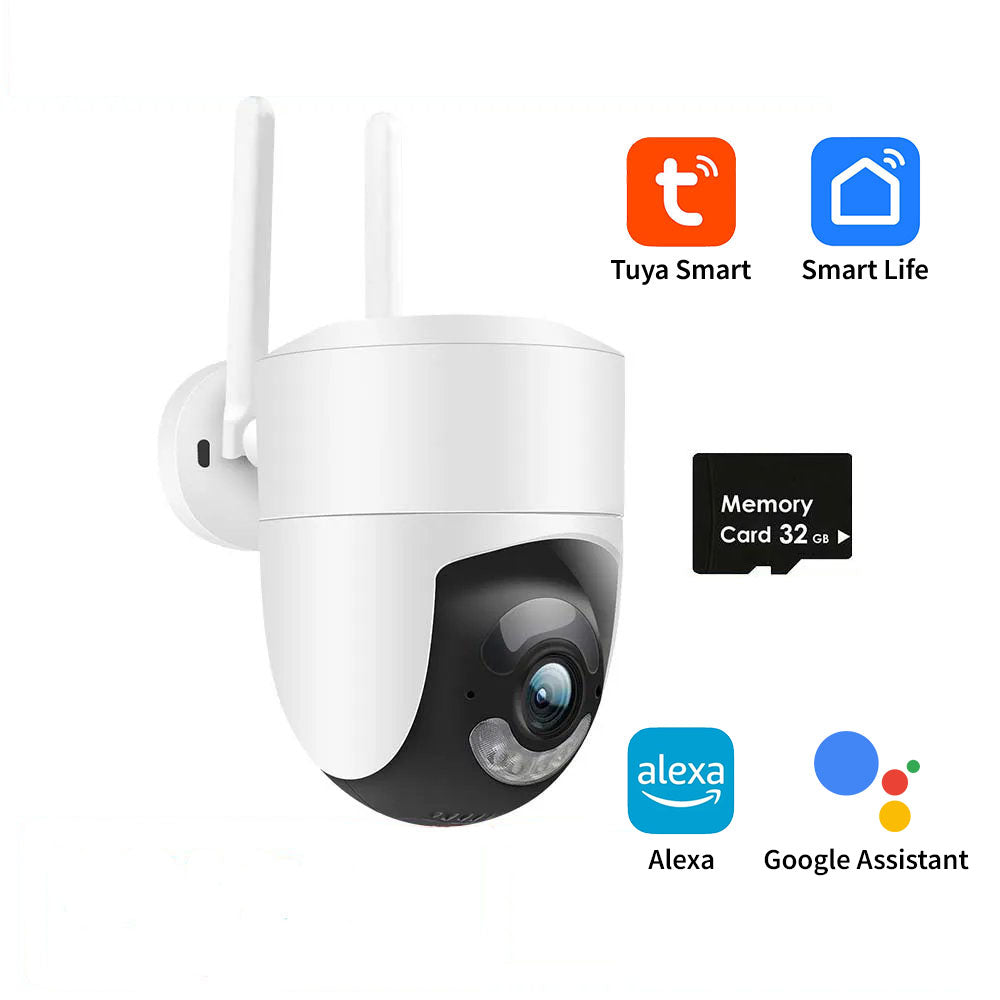 Tuya Smart 2K 4MP WiFi Outdoor Indoor PTZ Security Surveillance CCTV Camera