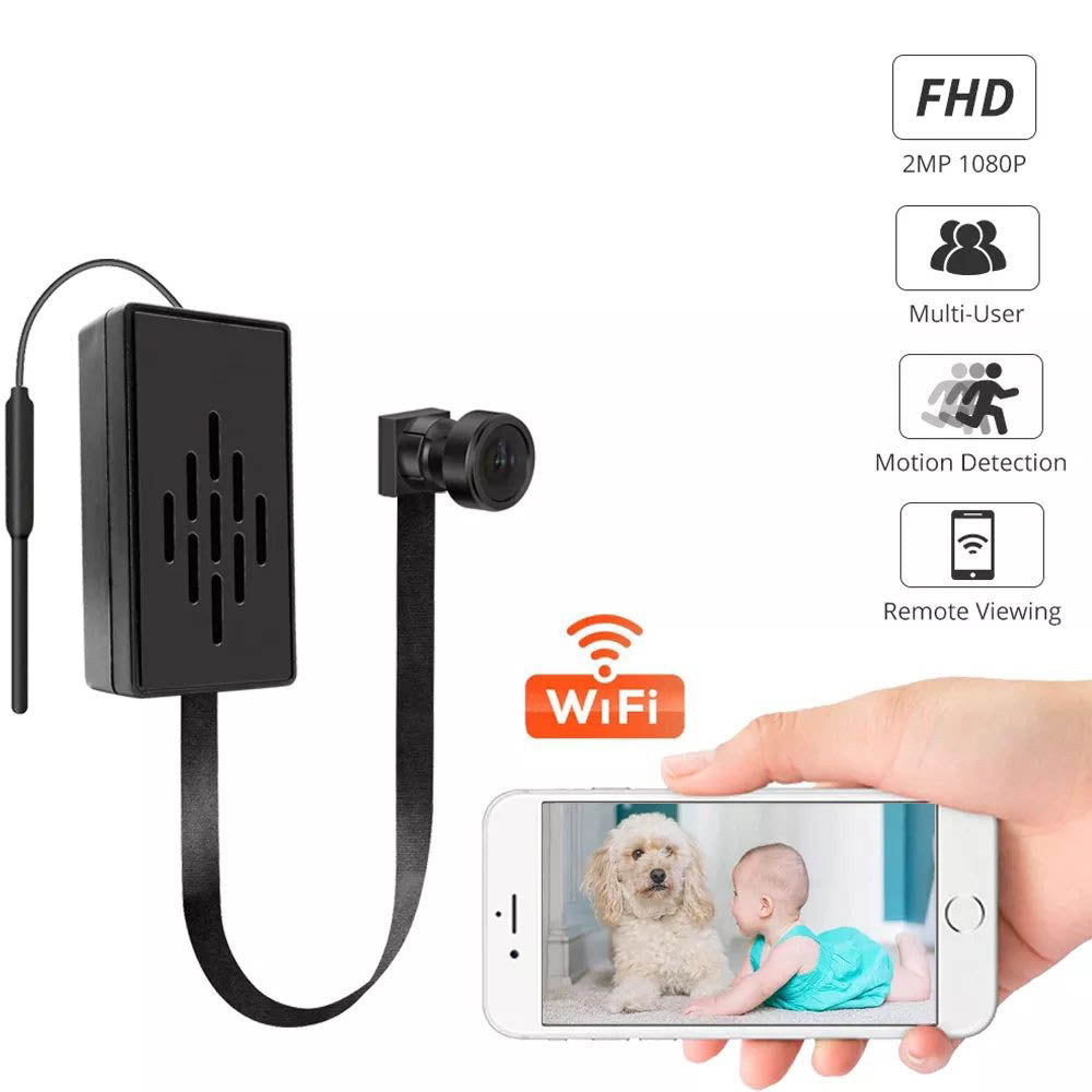 1080P WiFi Hidden Mini Security Surveillance Camera with 600mAh Battery