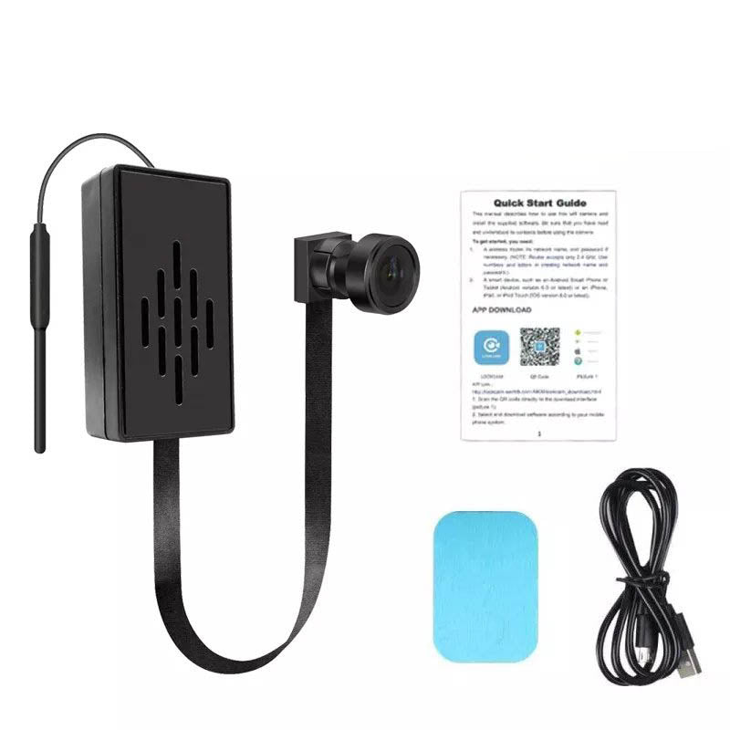 1080P WiFi Hidden Mini Security Surveillance Camera with 600mAh Battery