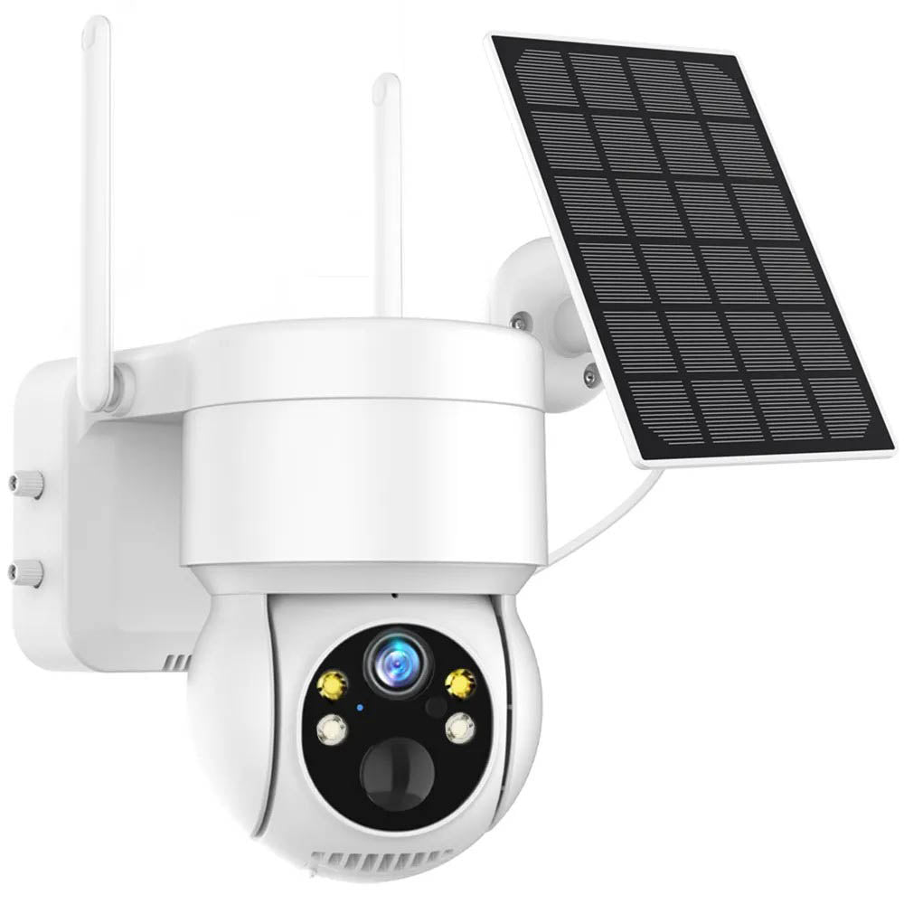 4MP WiFi Outdoor Solar Built-in Battery Security Surveillance CCTV Camera