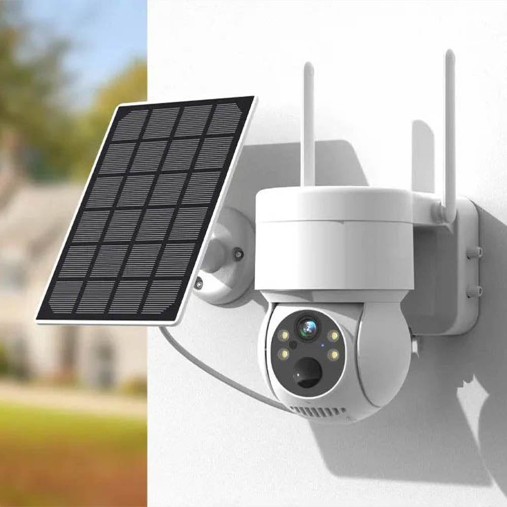 4MP WiFi Outdoor Solar Built-in Battery Security Surveillance CCTV Camera