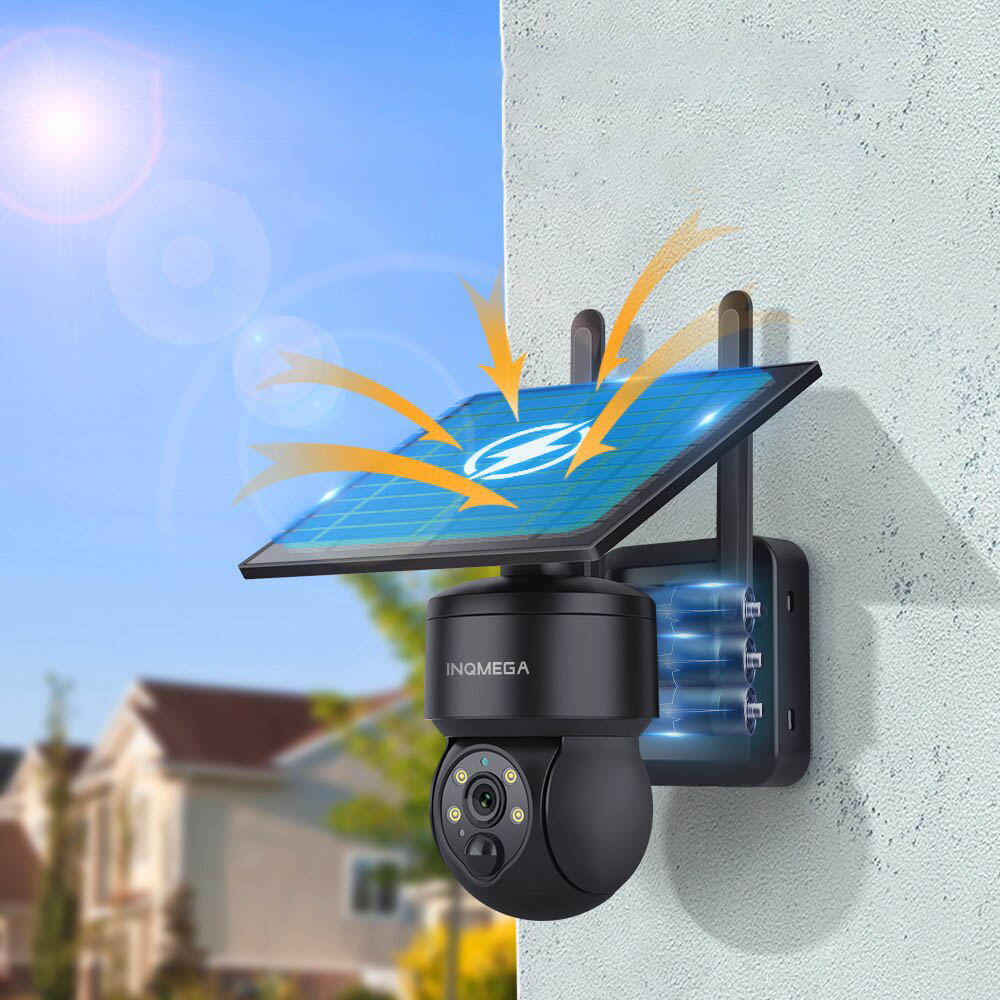 Tuya Smart 3MP 4G/WiFi Solar Powered Security Surveillance CCTV Camera