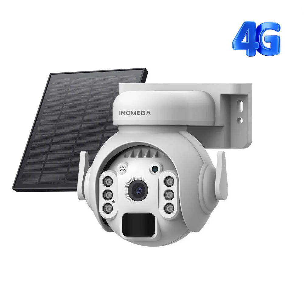 INQMEGA 5MP 4G/WiFi Solar Powered Security Surveillance CCTV Camera