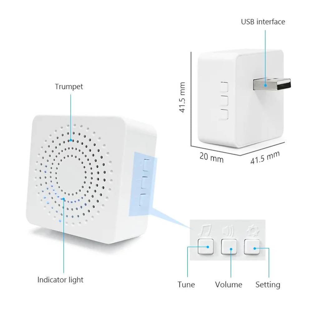 Jeatone WiFi Smart Video Doorbell