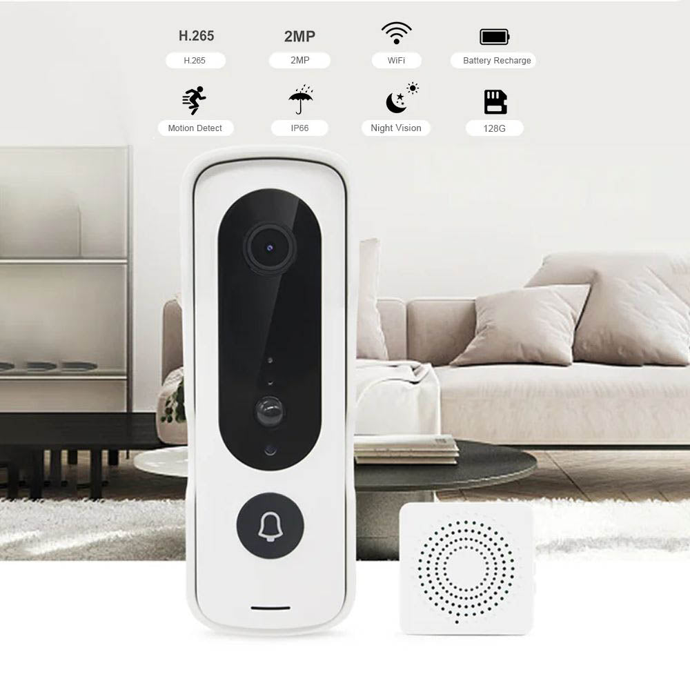 Jeatone WiFi Smart Video Doorbell