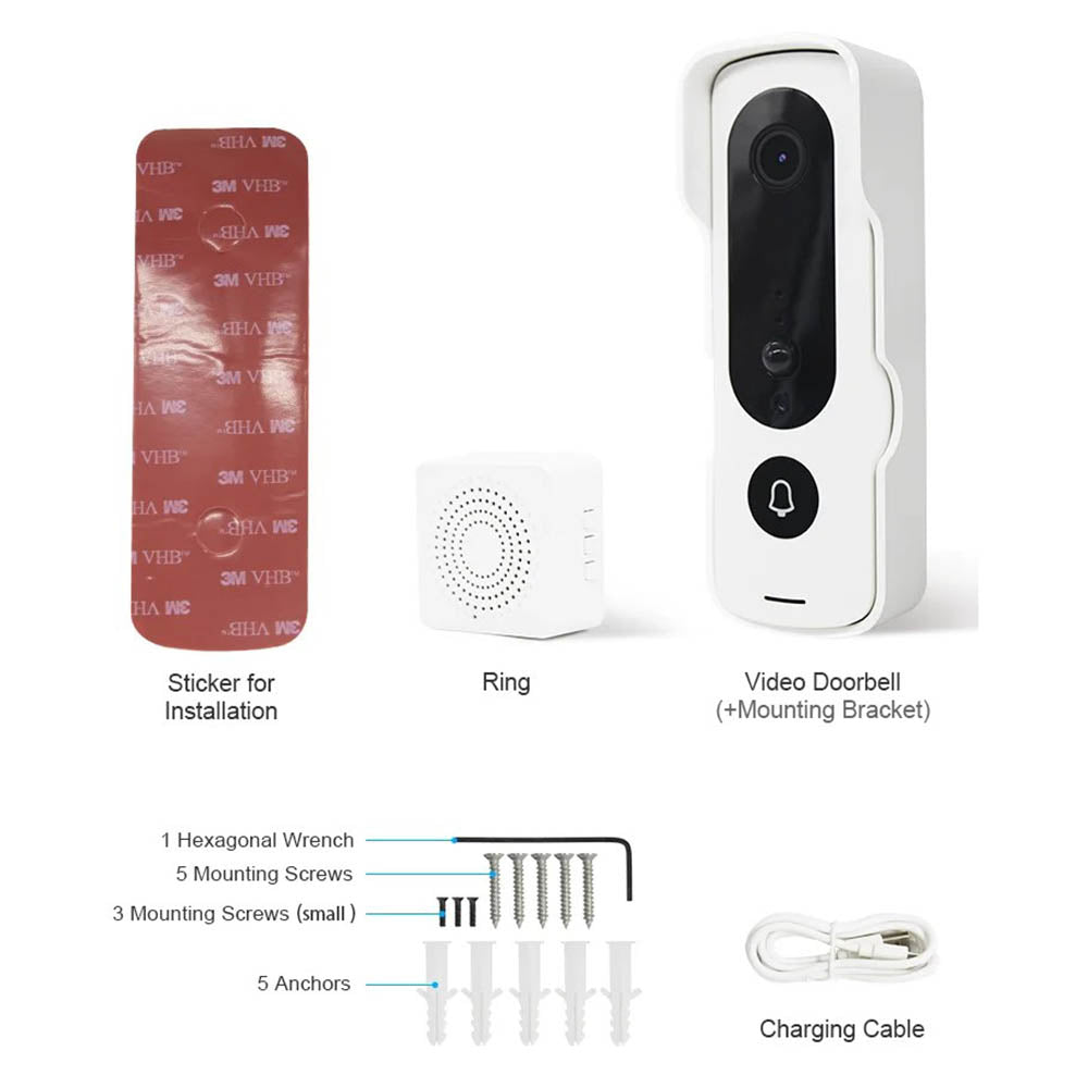 Jeatone WiFi Smart Video Doorbell