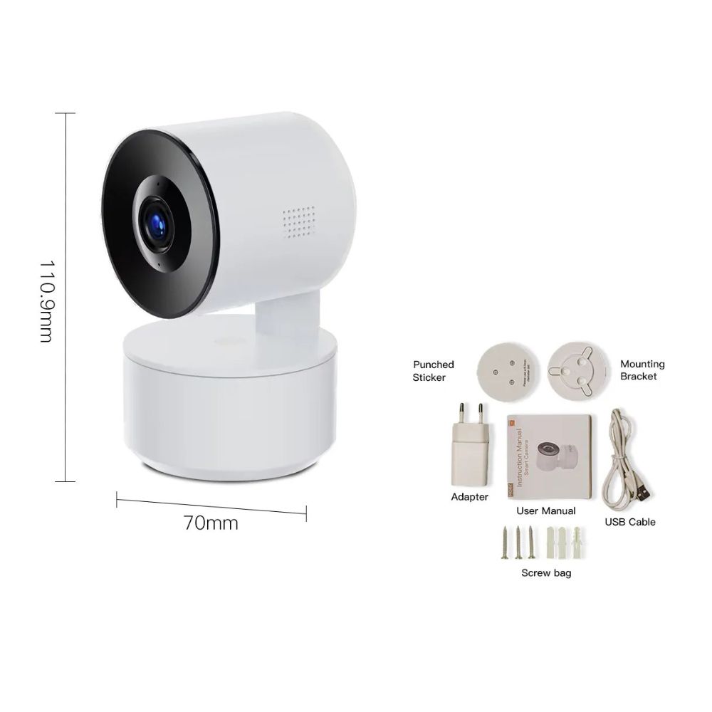 MOES Tuya Smart 1080P PTZ WiFi Indoor Security Surveillance CCTV Camera